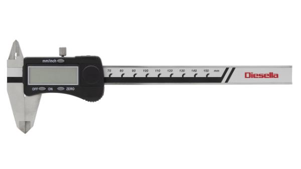 Digital Skydelære 0-150x0,01 mm med kæbelængde 40 mm